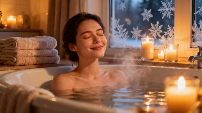Cómo un baño caliente antes de dormir mejora la calidad del sueño en invierno