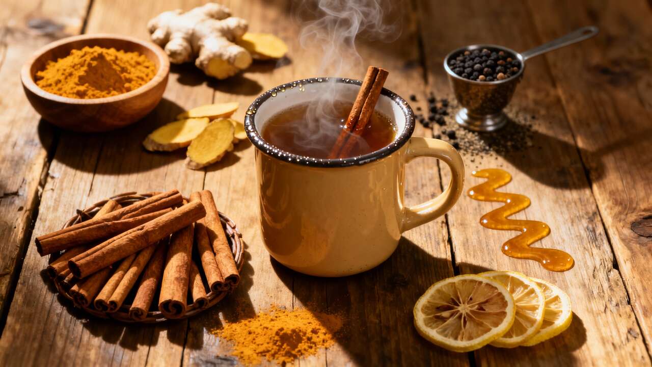 Esta infusión de canela y jengibre que los nutricionistas recomiendan cada noche en invierno