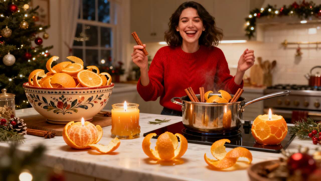 Cómo reutilizar las cáscaras de naranja de Navidad: 5 usos que nadie conoce
